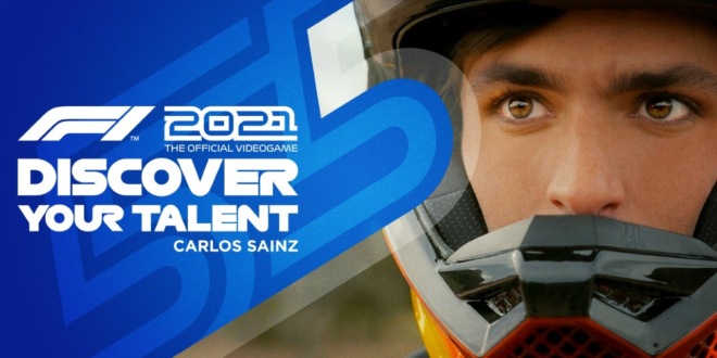 El piloto español Carlos Sainz recuerda sus inicios en la Fórmula 1 con el videojuego F1 2021