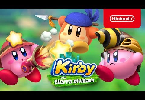 Explora un misterioso mundo en Kirby y la tierra olvidada, a partir del 25 de marzo