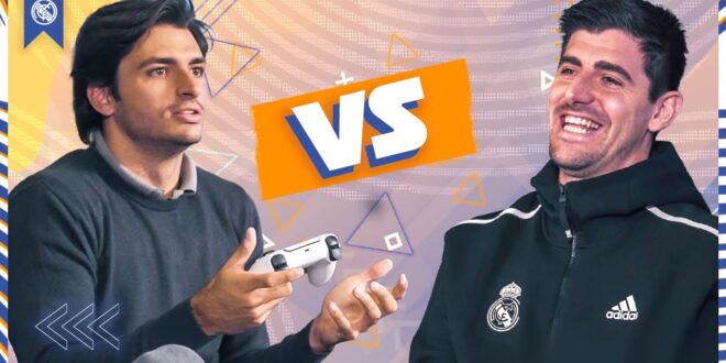 Carlos Sainz vs. Thibaut Courtois en F1 2021 y FIFA 22
