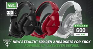 TURTLE BEACH presenta los auriculares STEALTH 600 GEN 2 MAX y STEALTH 600 GEN 2 USB