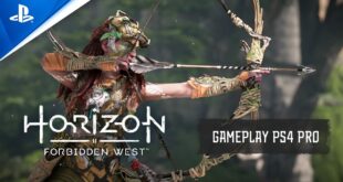 Horizon Forbidden West presenta su espectacular tráiler gameplay en PlayStation 4 Pro