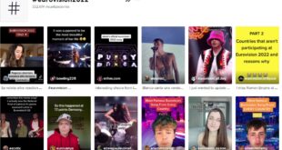 TikTok se convierte en el “Socio Oficial de Entretenimiento” del Eurovision Song Contest 2022
