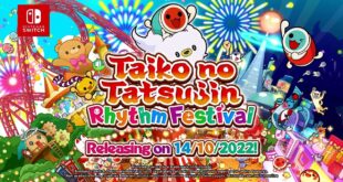 Taiko no Tatsujin Rhythm Festival se pondrá a la venta el 14 de octubre. ¡Resérvalo ya!