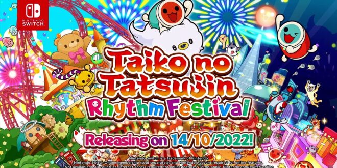 Taiko no Tatsujin Rhythm Festival se pondrá a la venta el 14 de octubre. ¡Resérvalo ya!