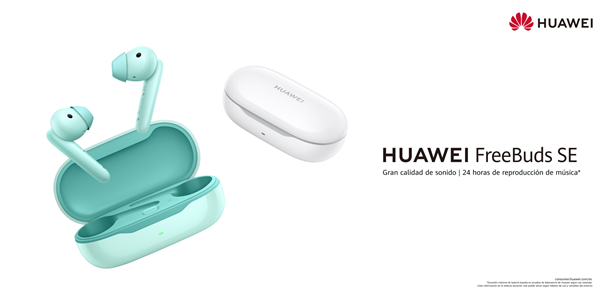 HUAWEI presenta HUAWEI FreeBuds SE, un diseño ligero y gran calidad de audio