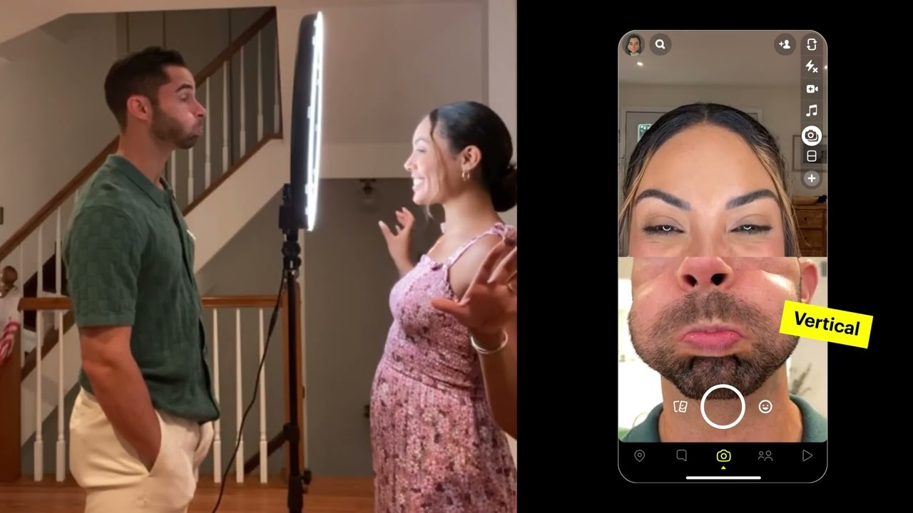 Sé parte de cada momento con Dual Camera de Snapchat