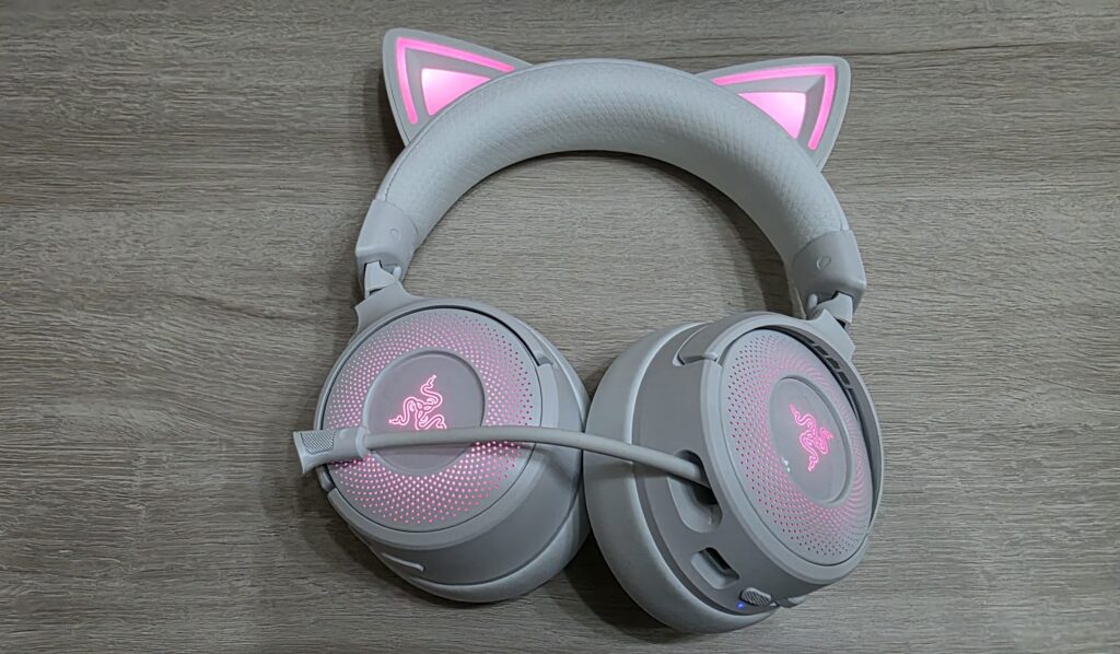 Sonido Razer Kraken Kitty V3 Pro: el auricular gaming que une rendimiento y estilo en un solo rugido felino