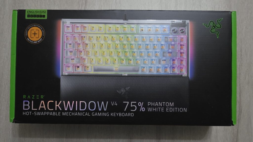 Análisis del teclado Razer BlackWidow V4 75% Phantom White: el teclado que equilibra diseño, personalización y rendimiento premium