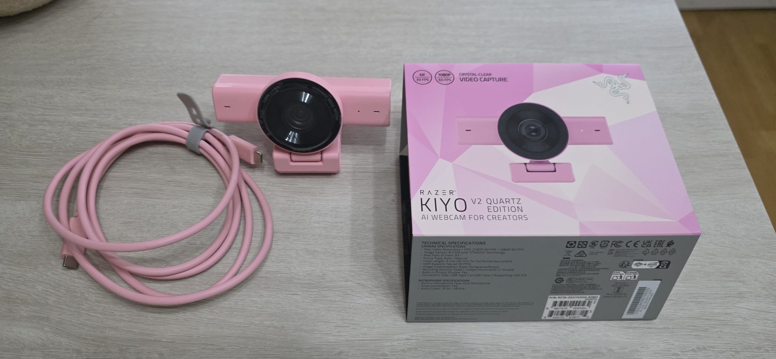 Análisis la nueva Razer Kiyo V2 Quartz Edition Creators revoluciona el streaming en 2026: 4K, IA avanzada y un diseño de varios colores como el rosa