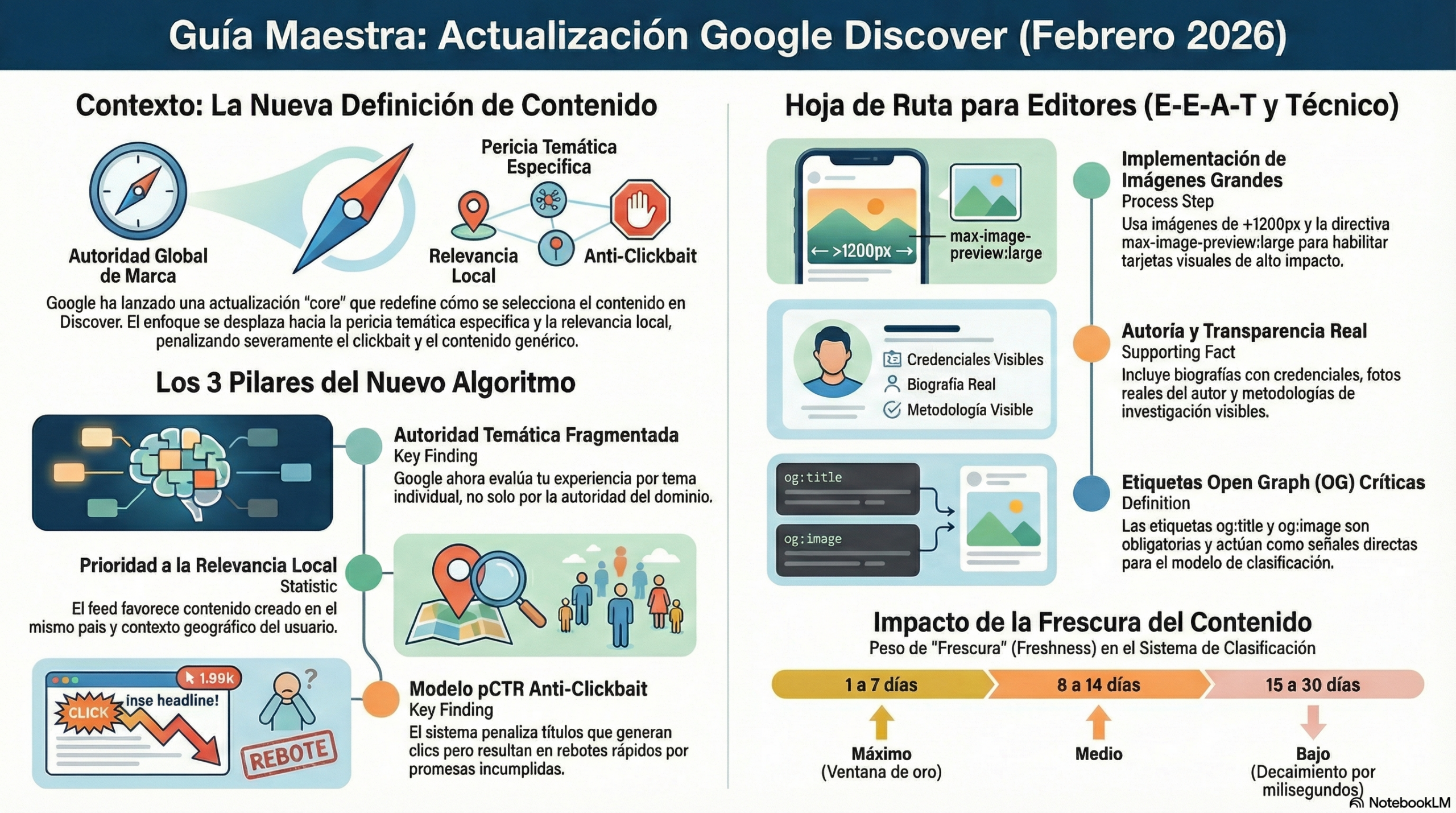 ¿Qué debe hacer un redactor para hacer una noticia optimizada para que posicione en Discover?