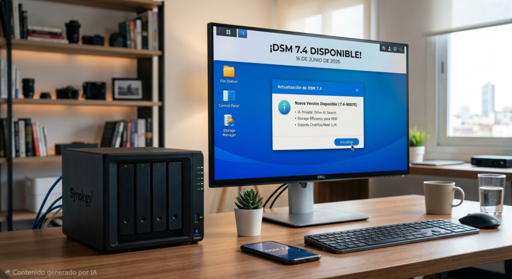 Tutorial: ¿Cómo actualizar tu Nas Synology a DSM 7.4 antes que nadie?