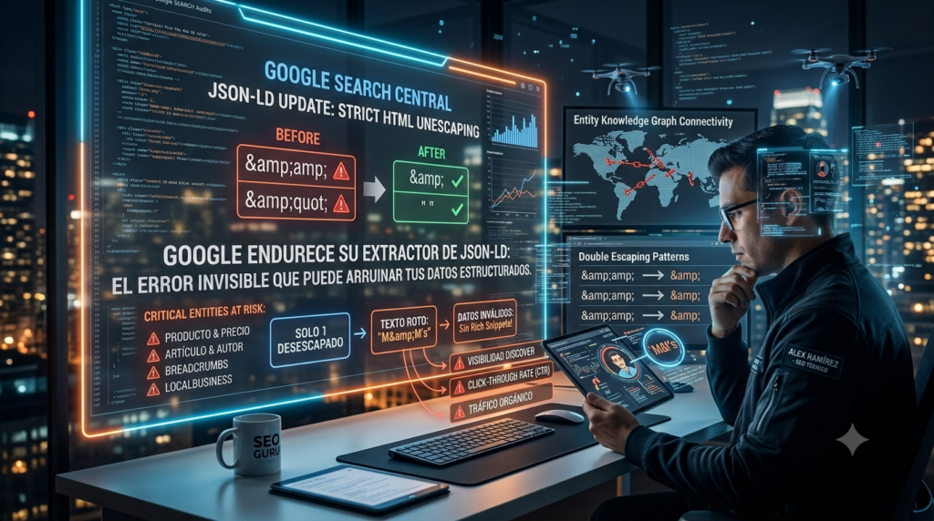 Google endurece su extractor de JSON-LD: el error invisible en el SEO técnico que puede arruinar tus datos estructurados