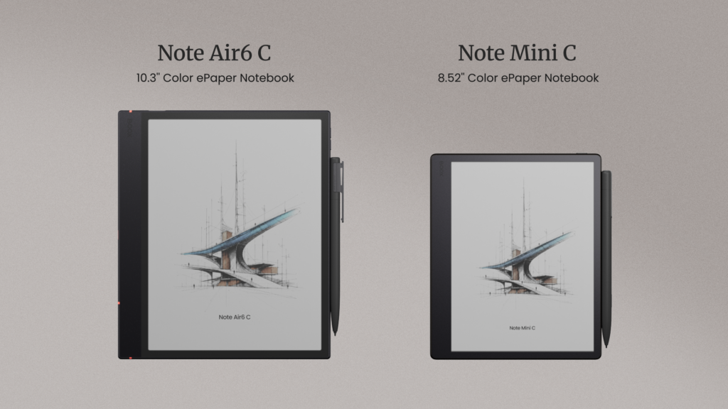 Note Air6 C, un cuaderno eInk a color más refinado
