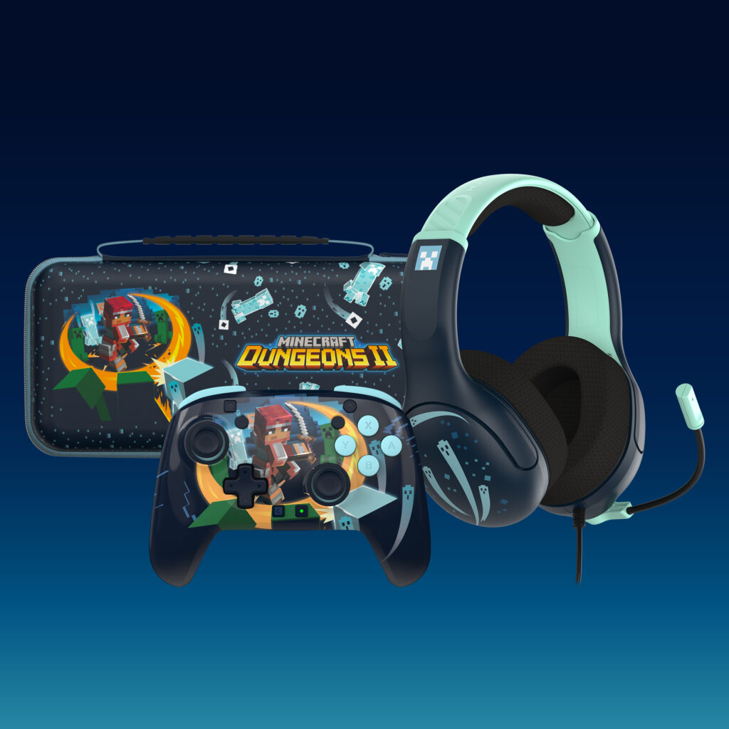 Airlite Fit de Turtle Beach – Minecraft Dungeons II para Nintendo Switch 2